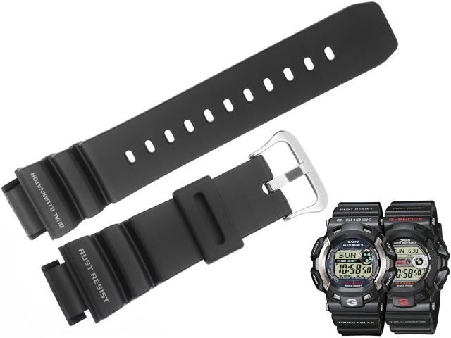 Oryginalny czarny pasek Casio G-Shock Gulfman G-9100 GW-9100 GW-9110
